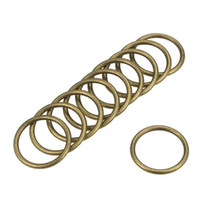 10 Pcs O Ring Buckle 1"(25mm) O-Rings Bronze Tone for Hardware Bags Craft DIY - Picture 1 of 3