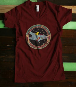 Storybook Circus Transity Authority Women's Fitted V Neck - Picture 1 of 4