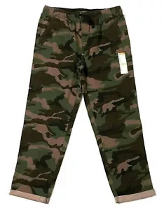 Pantalones de cuerda de dibujo resistentes para niños Wonder Nation camuflados NUEVOS - Imagen 1 de 6