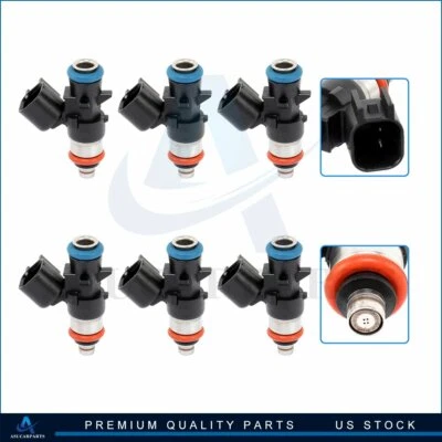 6 inyectores de combustible para Dodge Journey Durango Charger 3,6 L 2011 2012 2013 2014-2017 Foto 1 de 4