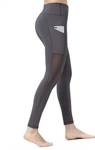 ALONG FIT Gym Leggings Women High Waist with Pocket Sports Yoga Workout Size L - Picture 1 of 7