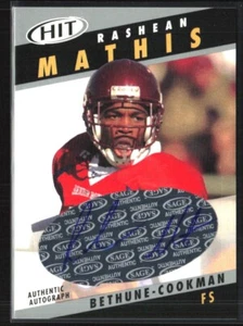 2003 SAGE HIT #A36 Rashean Mathis Silver Auto RC - Picture 1 of 2