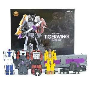 MH toys MH-MINI07 Menasor Tigerwing Combination Full Set 5 Figure Model toy - Picture 1 of 12