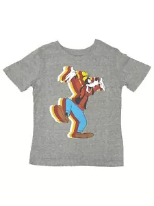 Jumping Beans Disney Boys Distressed Gray Short Sleeve Goofy Dog Tee Shirt 4 - Picture 1 of 1