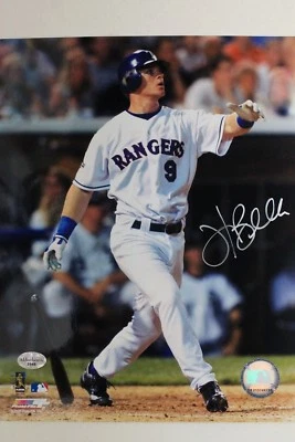 Hank Blalock Texas Rangers Third Baseman Signed Autographed 8x10 MLB Photo - Image 1 of 4