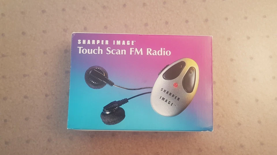 Sharper Image Touch Scan FM Radio QW119 - Image 1 of 1