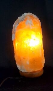Himalayan Crystal Rock Salt Lamp Pink Meditation Energy 100% Authentic  5.3 lbs!
