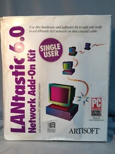 Software di rete Artisoft Lantastic 6.0 vintage compatibile IBM - Foto 1 di 2