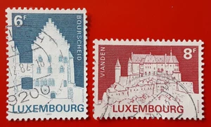 LUXEMBOURG 1982 Used Castle Restoration Mi 1058-9 Scott 678-9 Yt 1008-9 VF 4813 - Picture 1 of 2