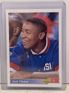 1992-93 Upper Deck Basketball Card Isiah Thomas Detroit Pistons #263 - Bild 1 von 2