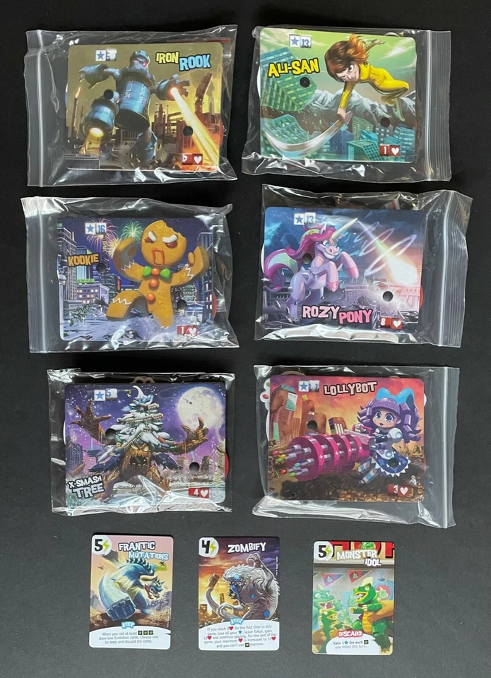 Rey de Toyko y Rey de Nueva York Promo Monstruos y Tarjetas ROZY PONY KOOKIE X-SMASH Foto 1 de 2