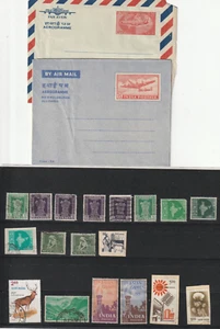India Stamps Briefmarken Indien + Belege x 2 - Bild 1 von 1