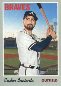 2019 Topps Heritage #105 Ender Inciarte Atlanta Braves - Picture 1 of 2