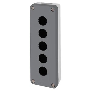 XALD05H7 Gris Oscuro Tapa Vacía/Base Gris 5 Recortes Schneider Electric - Imagen 1 de 1