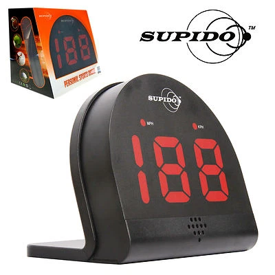 Supido Sport Geschwindigkeit Radar Melder Schwung Golf Tennis Fußball Laufen MPH KPH