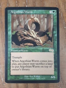 Verme Argotico Verde Raro Oro Mtg Magic The Gathering Saga di Urza - Foto 1 di 2