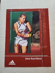 Anna Kournikova Signed Photo  Autographed Tennis Champion Adidas Promo - Picture 1 of 4