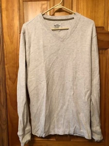 *GUC* Old Navy Men's Beige V-Neck Cotton Sweater - Size Medium - Picture 1 of 3