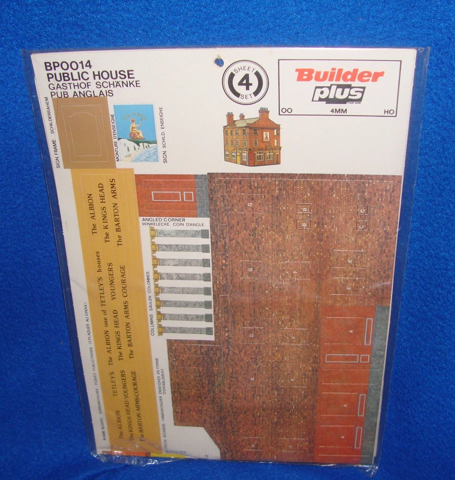 Vintage Made in Germany Builder Plus Paper Train Layout Building OO/Ho Scale NOS - Image 1 of 1