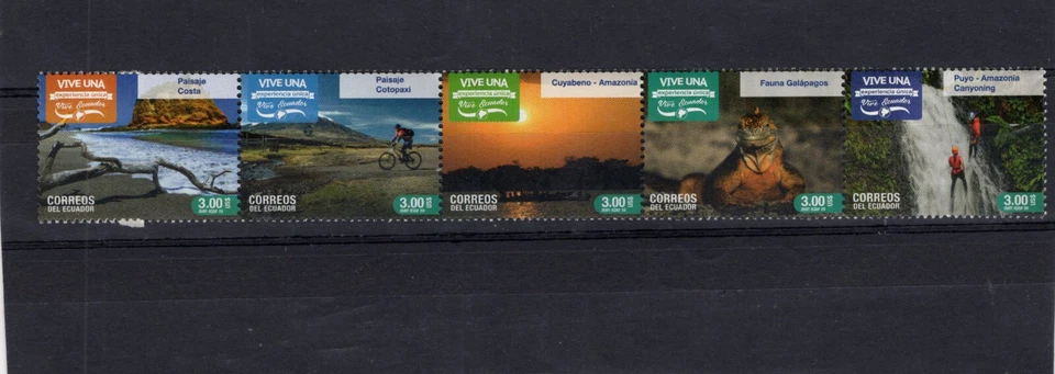 ECUADOR, 2019, "VIVE EXPERIENCIA UNICA, ANNIVERSARY, MNH - Image 1 of 1