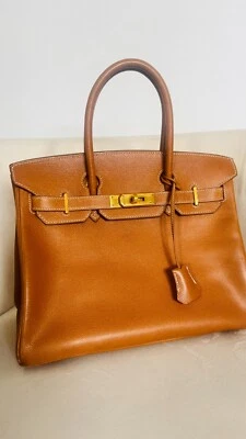 Hermes Birkin 30 Courchevel Camel Gold Hardware Tote Bag - Image 1 of 4