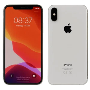 Apple iPhone XS Max 256 GB Silber Smartphone *Wie Neu* DE Händler - Afbeelding 1 van 2