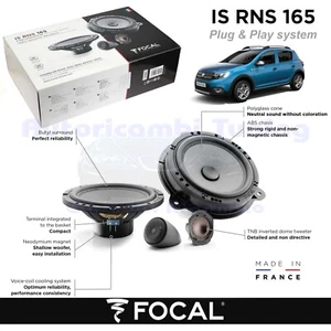 Casse Altoparlanti Anteriori FOCAL plug e play IS RNS 165 per DACIA SANDERO - Imagen 1 de 4