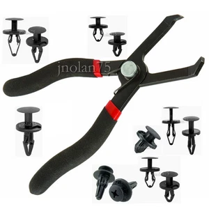 PUSH PIN PLIERS Remove Plastic Poly Rivet Center Pin Panel Clip Fastener Anchor - Picture 1 of 9