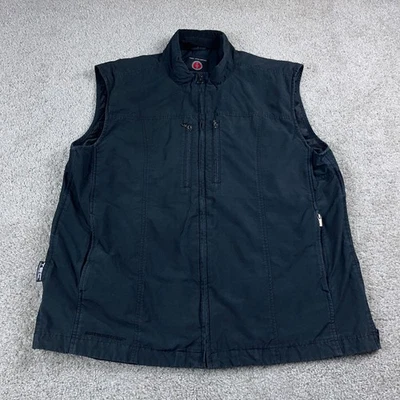 Scottevest Vest Mens Extra Large Black Tec Pockets Travel Outdoors Zip Up Casual - Image 1 of 4