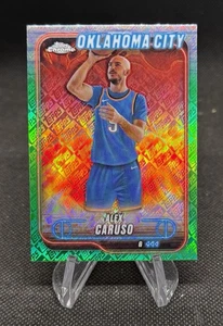 2024-25 Topps Cromo Alex Caruso #6 Topps Verde Refractor Oklahoma City Thunder - Imagen 1 de 1
