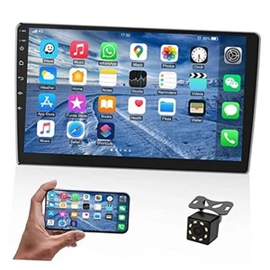 Radio de coche estéreo con pantalla táctil Android doble Din de 10,1 pulgadas con WiFi GPS - Imagen 1 de 7