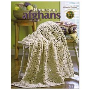 Homespun Afghans Patterns,  Afghan Crochet Patterns, $7.95, UPC:9781601404107 - Bild 1 von 2