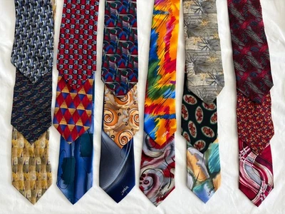 Lote de 17 corbatas de seda Jerry Garcia Foto 1 de 4