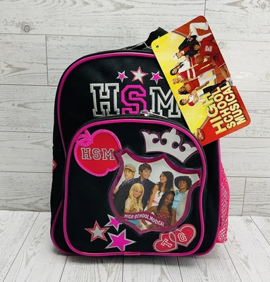 DISNEY HIGH SCHOOL MUSICAL Mini Backpack - Mini Back Purse 10" tall - Image 1 of 4