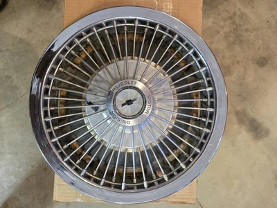 1967-1968 Chevy Camaro Chevelle 14" Wire Spoke Hubcap Wheel Cover OEM Vintage  - Image 1 of 4