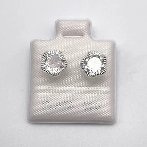 100% Solid 925 Sterling Silver Star Butterfly Earrings - Picture 1 of 4