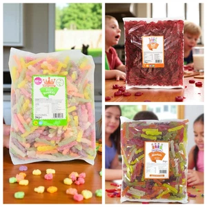 Kingsway Red Lips, Meerkats & Fizzy Meerkats – Fruit Jelly Sweets 200g–3kg | - Picture 1 of 39