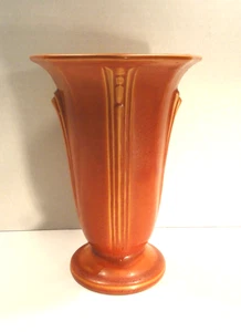Vintage Roseville Russett Art Deco Vase 697-8 - Bild 1 von 7