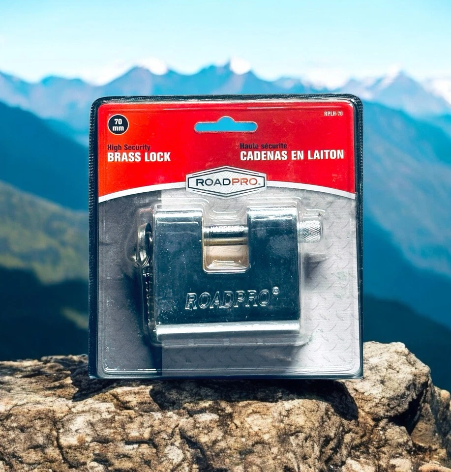 RoadPro High Security Brass Lock RPLH-70 (70 mm) High Security Lock - Image 1 of 1