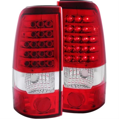 Anzo LED Taillights Red/Clear Lens Red Housing 1999-2006 GMC Sierra 1500 - Image 1 of 4