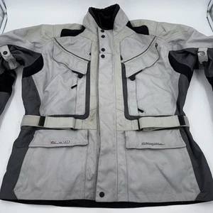 FIRSTGEAR Kilimanjaro Mens Motorcycle Jacket Size XL Gray / Black - Bild 1 von 24