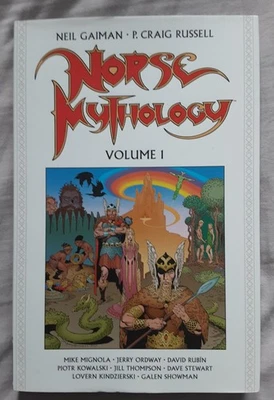 NORSE MYTHOLOGY VOLUME 1 - NEIL GAIMAN & P. CRAIG RUSSELL HBK GRAPHIC NOVEL  - Image 1 of 2
