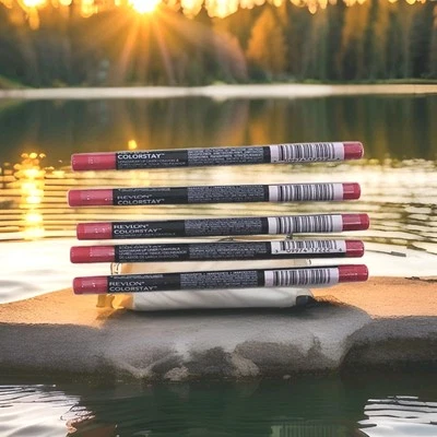 [ 5-Revlon Colorstay] Lipliner w/Pull Out Sharpener RED, FACTORY SEALED. - Image 1 of 4