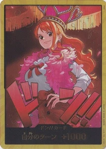 DON!! Karte Nami Gold Frame Heroines Edition One Piece CCG Japanisch - Bild 1 von 1