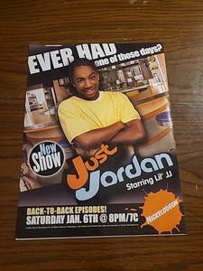 Just Jordan Nickelodeon Show Lil JJ Print Ad 2006 8x11 Promo Wall Art - Bild 1 von 1