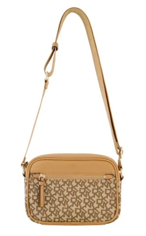 DKNY Women’s Crossbody Bag with Zip Brown One Size