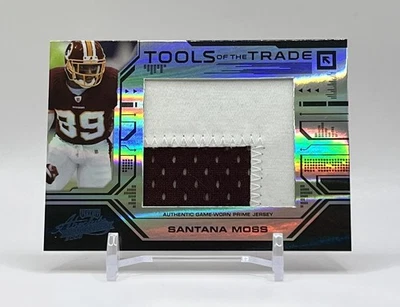 2008 Playoff Absolute Memorabilia Santana Moss Jumbo Jersey Patch /5 Redskins - Image 1 of 2