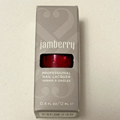 Jamberry Profesional Esmalte de Uñas Rubí Brillante Borgoña Nuevo en Caja Foto 1 de 4