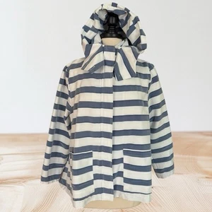 Anthropologie Madame Shoushou Kapuzenjacke Gr. M Ösen Rückeneinsatz Reißverschlusstasche - Bild 1 von 15