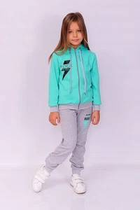 Girls’ Sports Suit – Zip-Up Jacket & Comfy Pants, Demi-season, Nosi svoe 601... - Picture 1 of 5